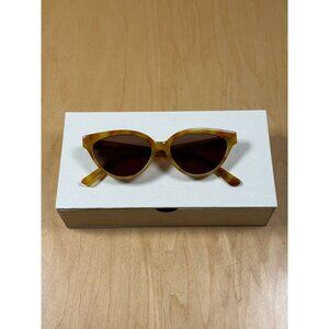 Velvet Canyon Womens Cat Eye Sunglasses Beat Generation Amber Tortoise VC1-002 W